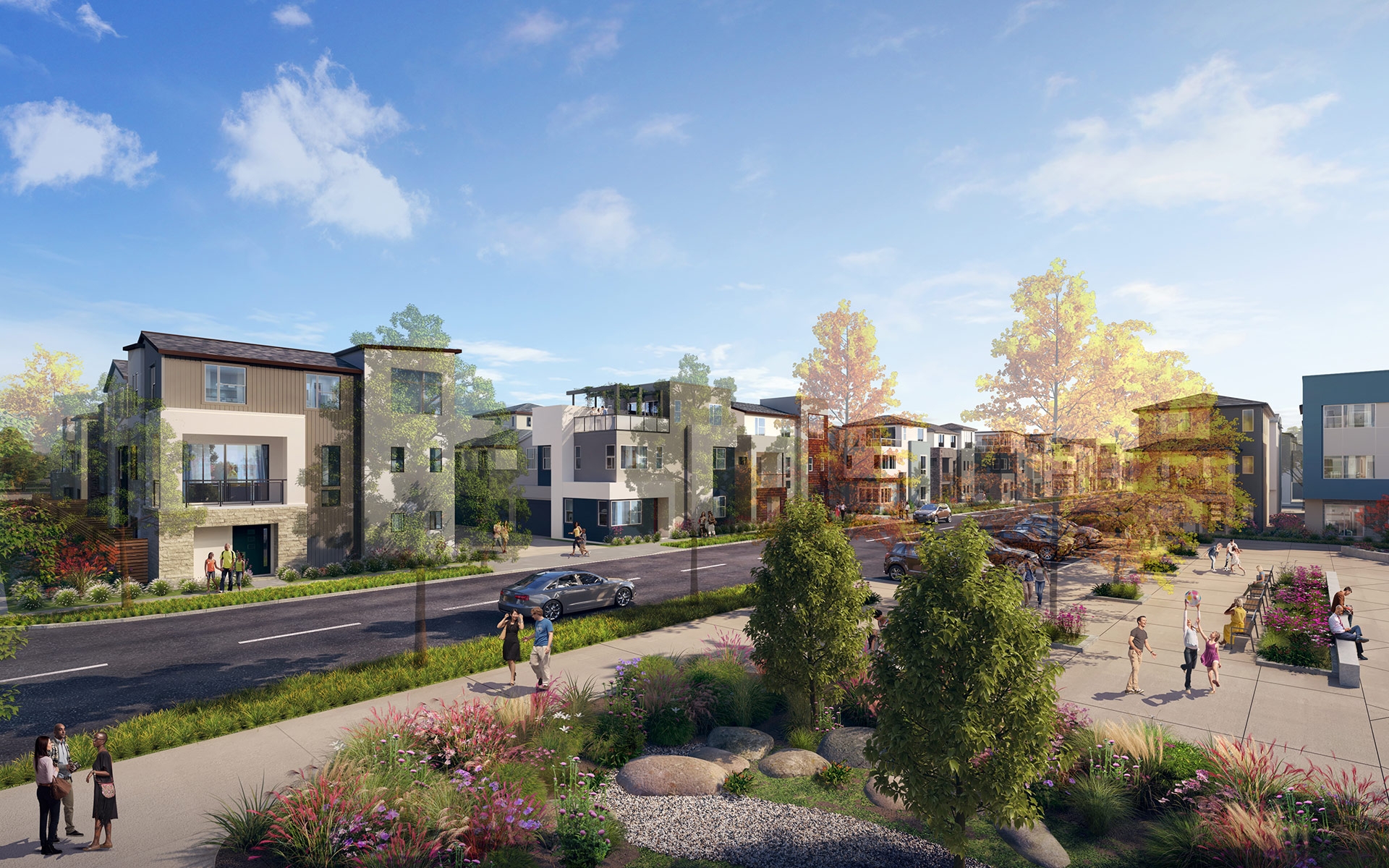 New Townhomes In San Ramon Ca City Village New Homes San Ramon - New Homes Online
