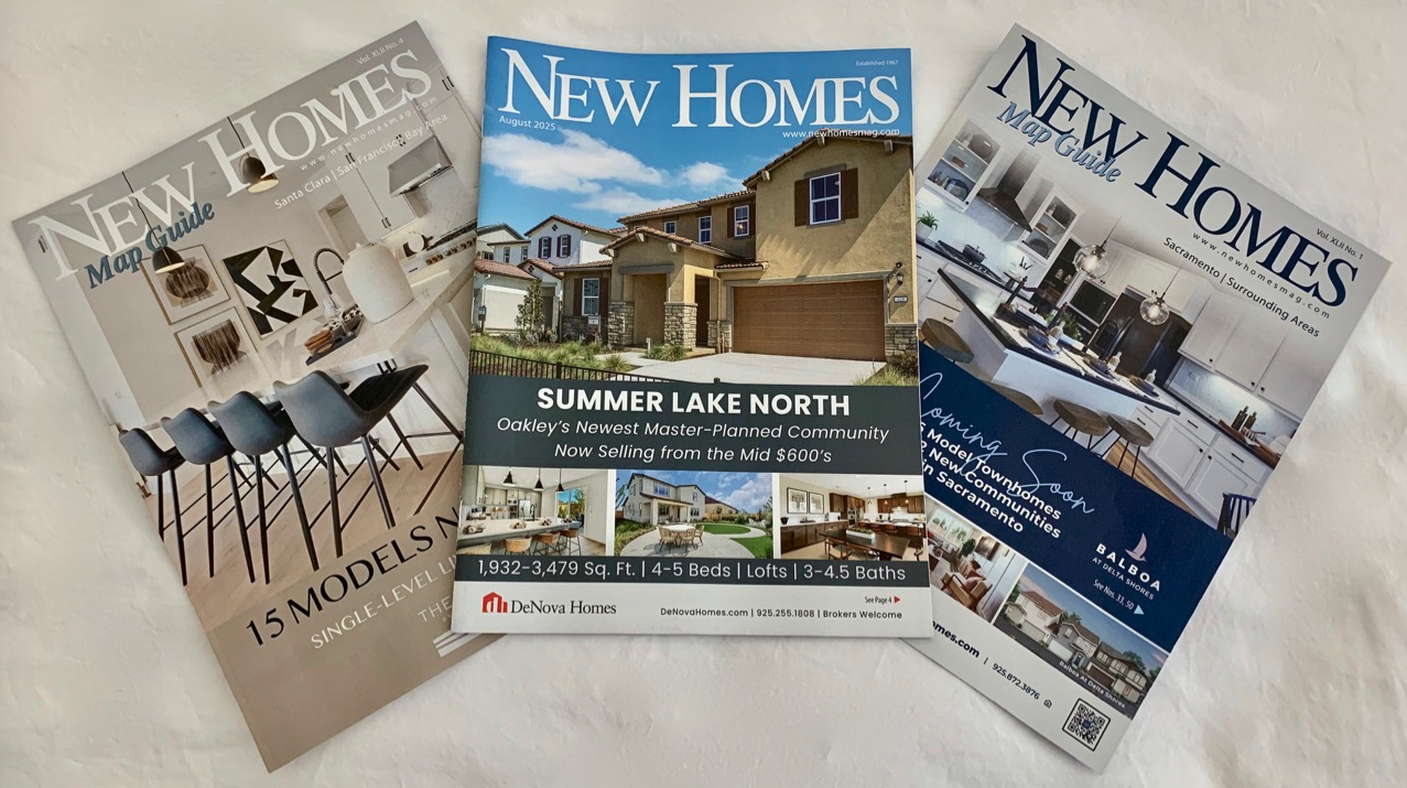 New Homes Magazine & Map Guide, guide to new home communities in Northern California and beyond